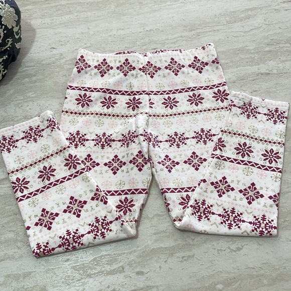 Isaac Mizrahi Little Girl Cozy Leggings - Set of 2 *5-6 - Picture 3 of 8